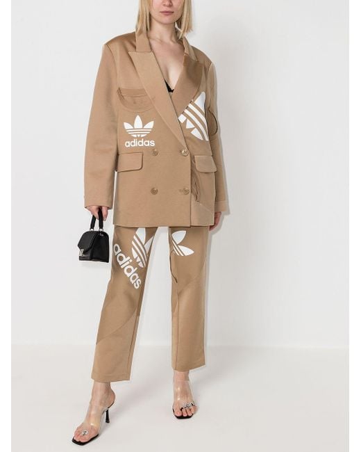 adidas X Dry Clean Only Oversized Blazer in het Naturel | Lyst NL