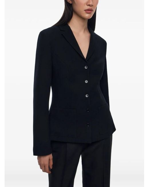 12 STOREEZ Black Atrium Blazer