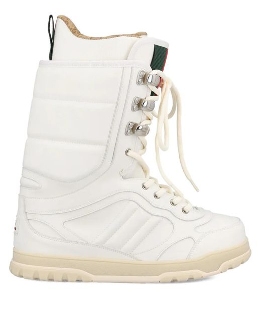Gucci Laarzen Met Webdetail in het White voor heren