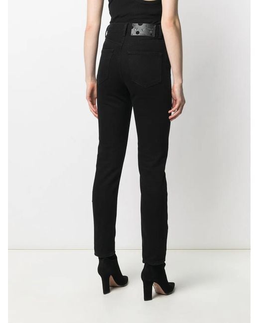 Off-White c/o Virgil Abloh Black Belted Straight-Leg Jeans