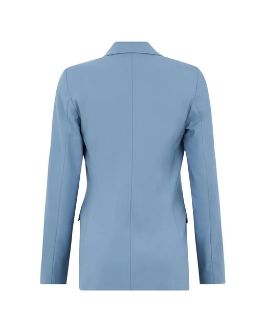 iBlues Blue Buttoned Blazer
