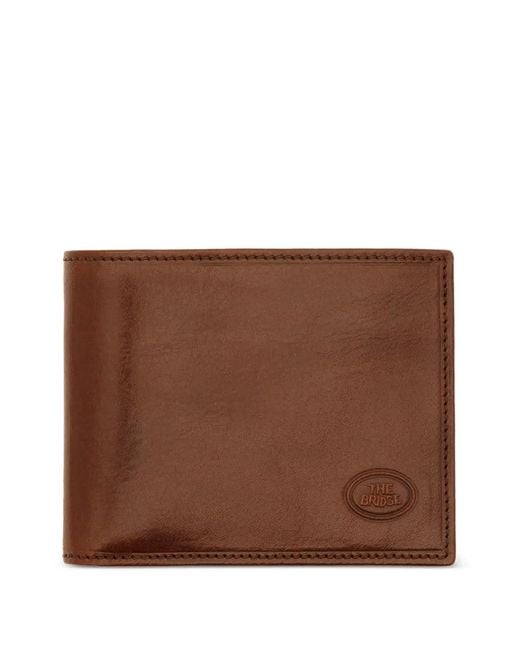 The Bridge Brown Logo-Embossed Bifold Wallet for men