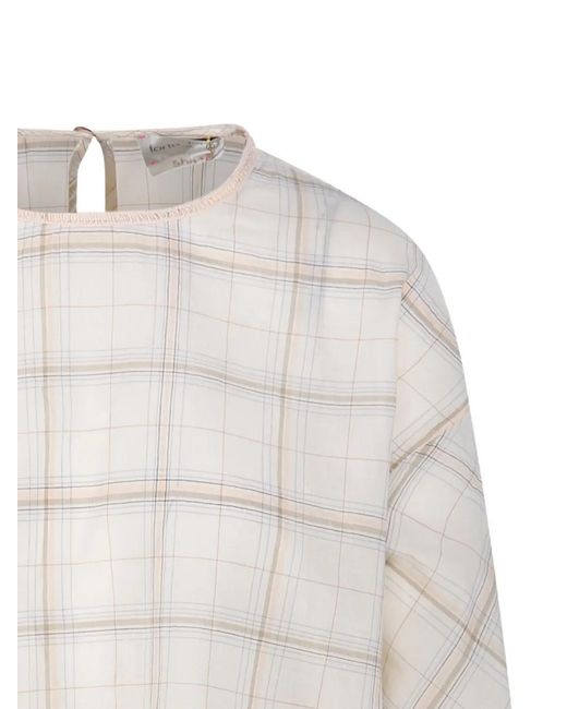 Forte_forte White Checked Blouse