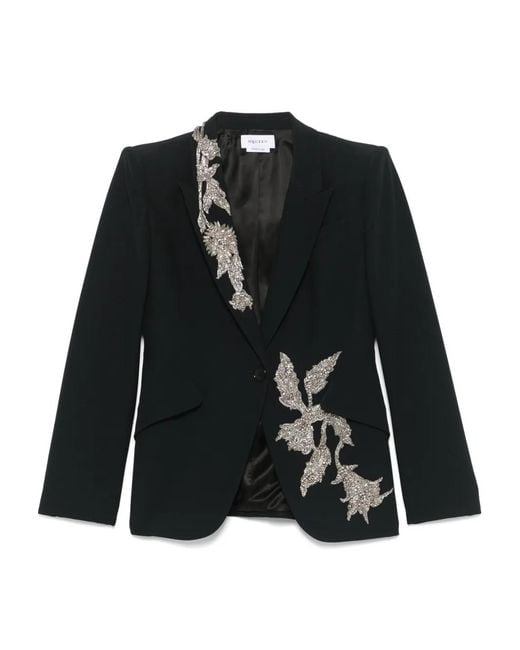 McQueen Black Outerwears