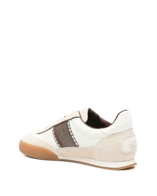 Etro White Pvc Cotton Goat Calf Shoes