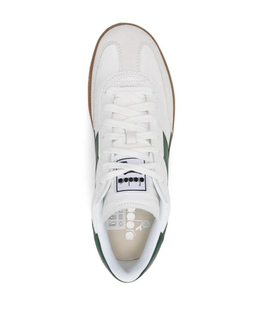 Diadora White Leather Sneakers