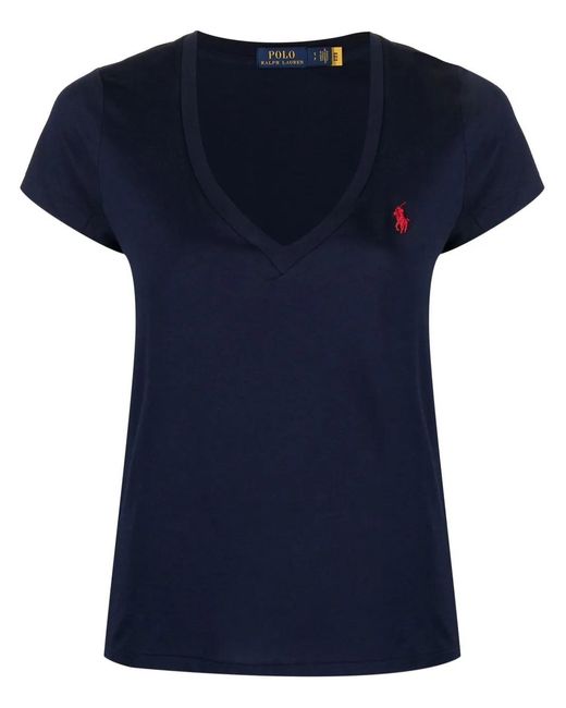 Polo Ralph Lauren Blue Cotton T-shirt