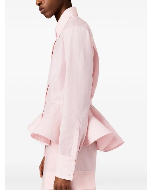 Stella McCartney Pink Peplum Shirt