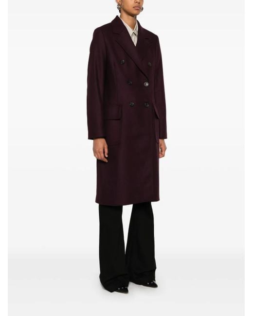 Paul Smith Red Double-Breasted Coat