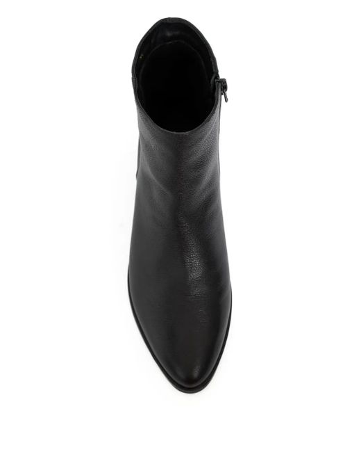 Sarah Chofakian Black Marianne Ankle Boots