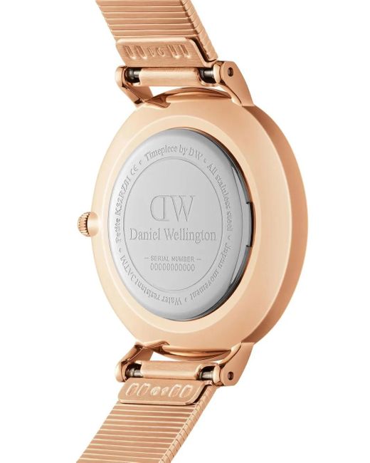 Montre Petite Pressed Studio Lumine 28 Mm Daniel Wellington en coloris Black