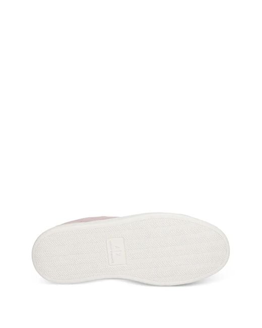 ARMANI EXCHANGE Pink Embossed Details Sneakers