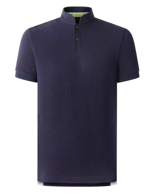 Polo di Shanghai Tang in Blue da Uomo