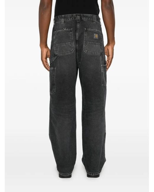 Carhartt Gray Og Double Knee Straight-Leg Jeans for men