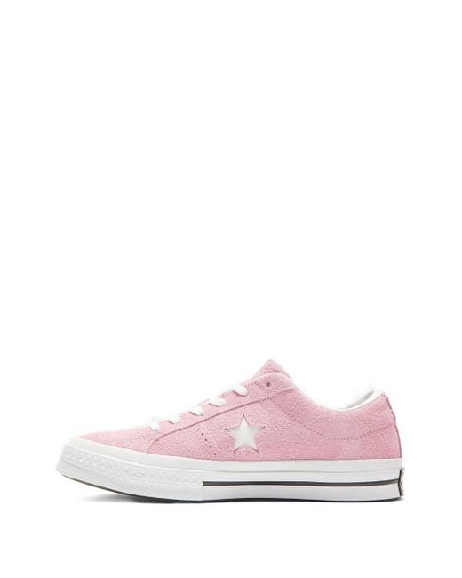 Converse Pink One Star Suede Sneakers