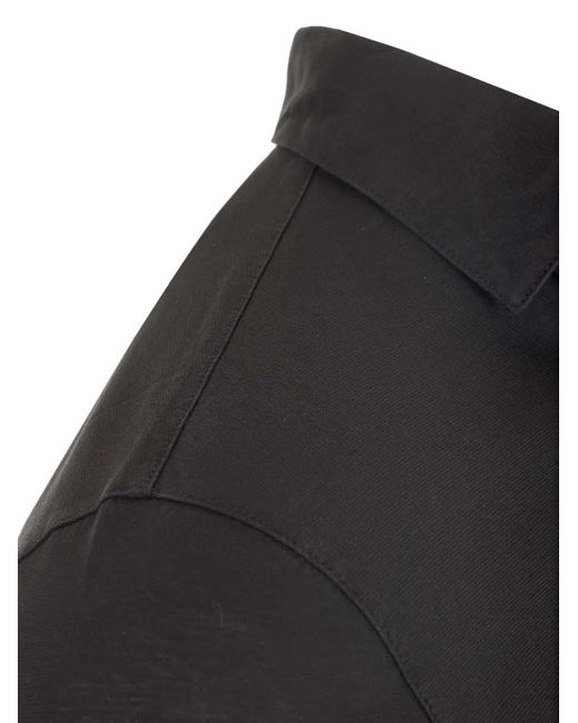 Al Duca D'aosta Black Slim-Fit Cotton Polo Shirt for men