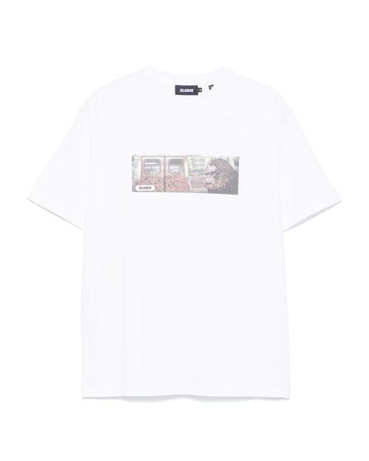 Xlarge White Subway T-Shirt for men
