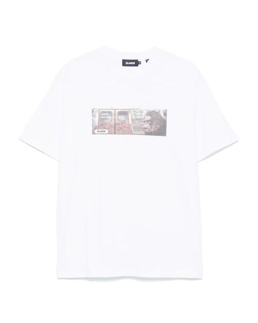 Xlarge White Subway T-Shirt for men