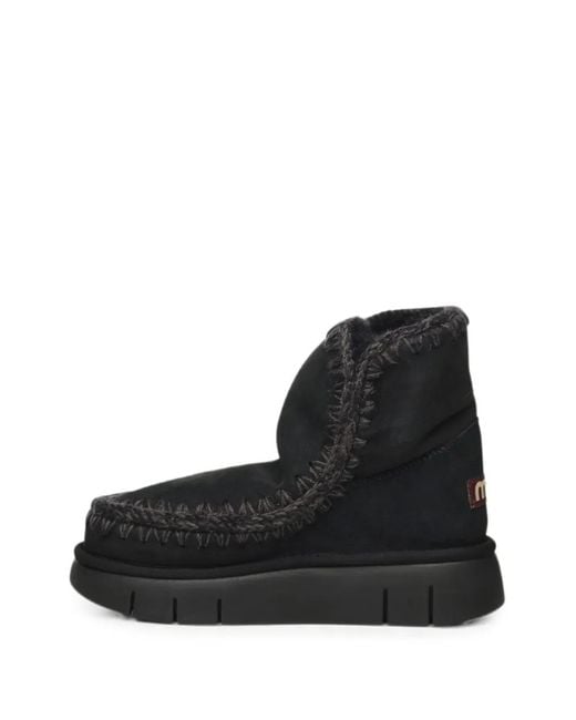 Mou Black Eskimo 18 Ankle Boots