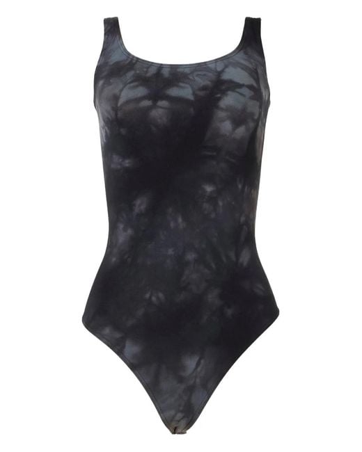 Wolford Black Tie-Dye String Body
