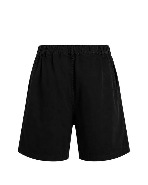 Paura Black Short Élastiqué À Plis for men