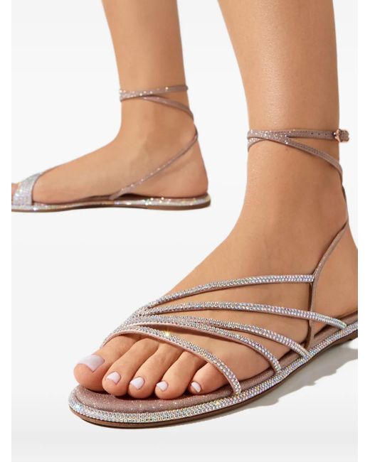Le Silla White Scarlet Sandals