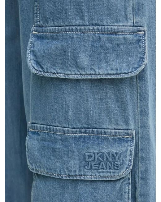 DKNY Blue Cargo Jeans