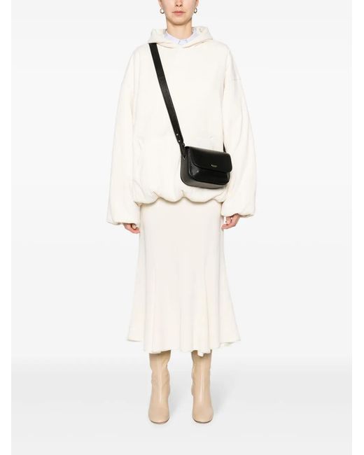 Aspinal Black Ella Leather Crossbody Bag