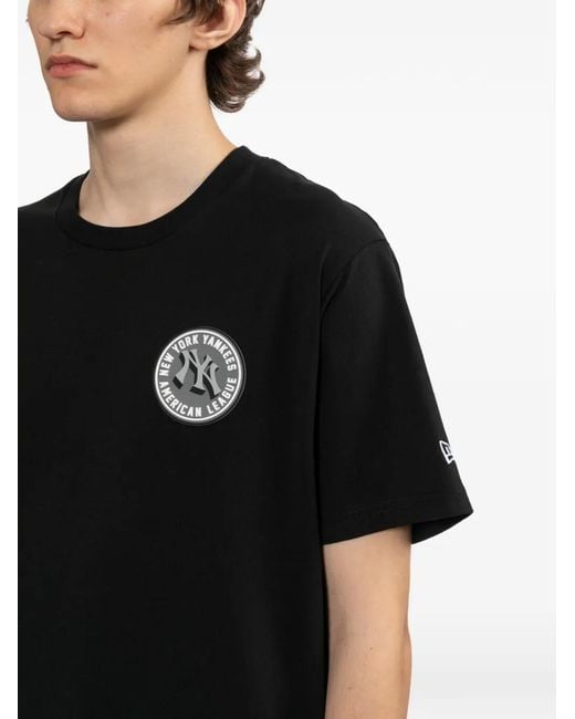KTZ Black Ny Yankees T-Shirt for men