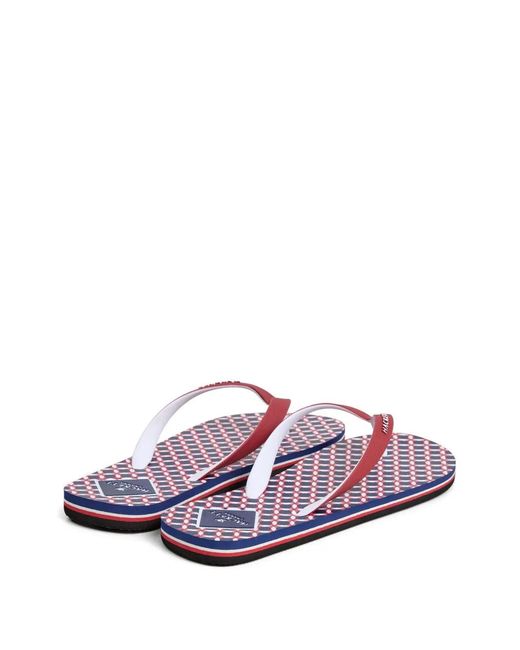 Hackett Capri Breeze Flip-Flops Mit Print in Pink für Herren