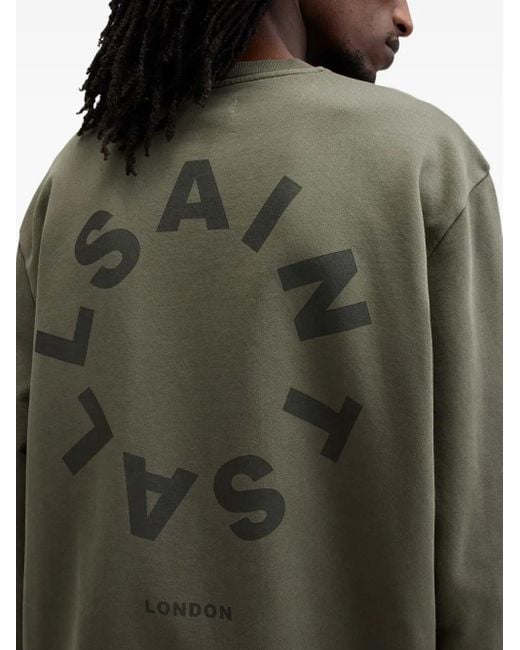 メンズ AllSaints Tierra ロゴ スウェットシャツ Gray