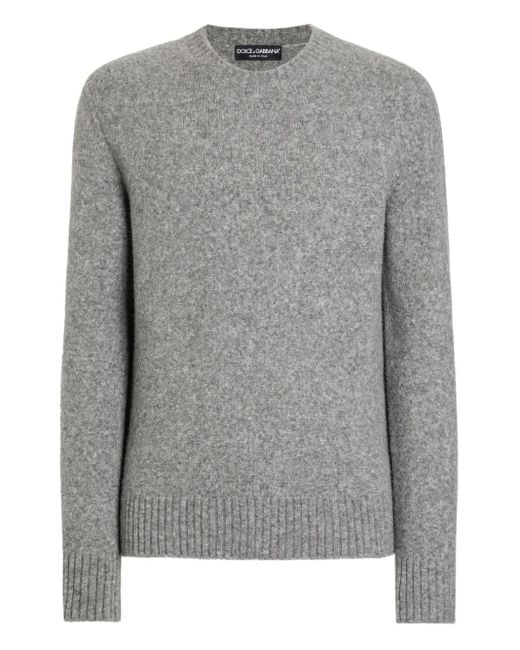 Pull À Encolure Ronde Dolce & Gabbana pour homme en coloris Gray