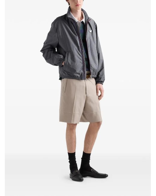 Prada Gray Re-Nylon Jacket for men