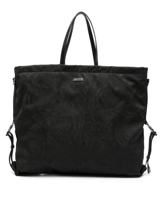 Versace Shopper Mit Jacquardmuster in Black für Herren