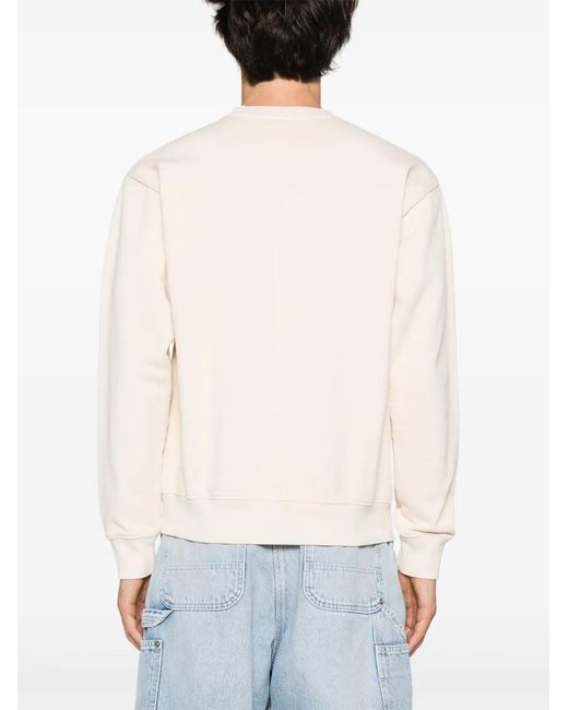 Sporty & Rich White Wellness Ivy Cotton Sweatshirt