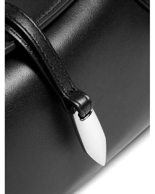 Vera Wang Black Leather Shoulder Bag