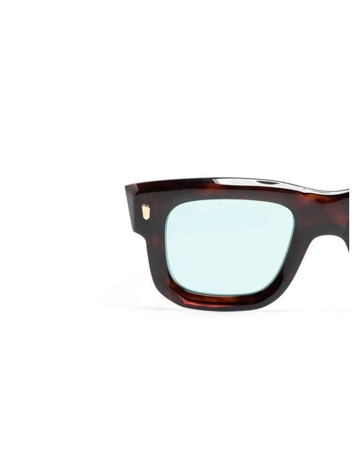 Cutler & Gross Black Tortoiseshell-Effect Square-Frame Sunglasses