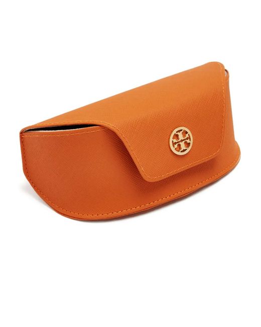 Tory Burch Black Miller Rectangle-Frame Sunglasses