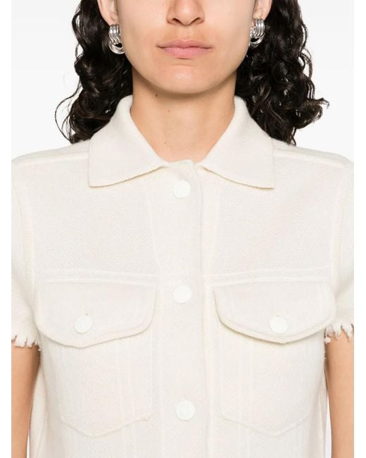 Kujten White Cashmere Shirt