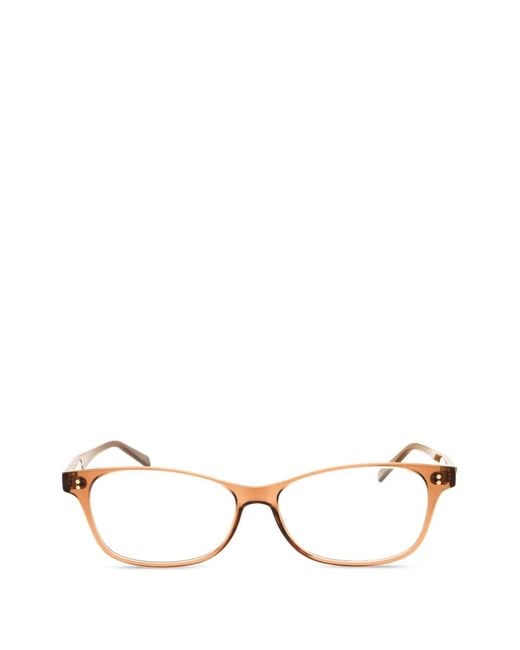 Ferragamo Eyewear Natural Lunettes De Vue À Monture Rectangulaire