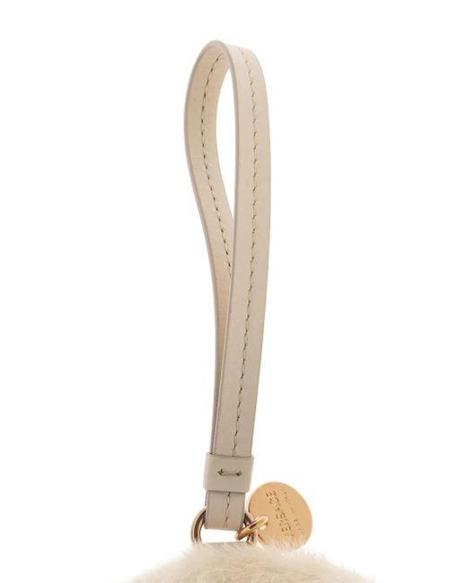Versace Metallic Fur Keychain