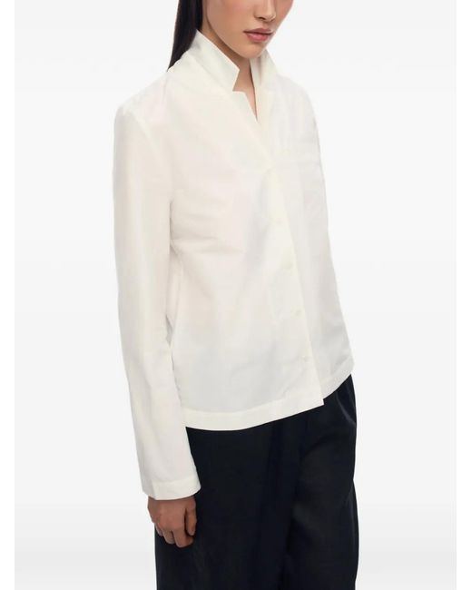 12 STOREEZ White Simone Shirt