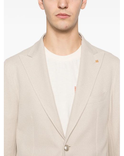 Tagliatore Natural Notched-Lapel Blazer for men