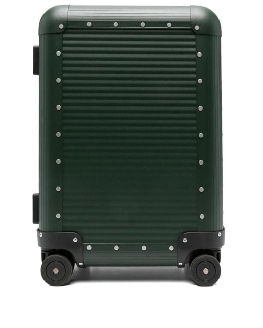Fpm Milano Green Ribbed-Aluminium Holdall