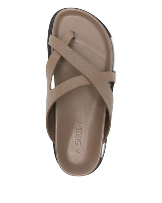 A.Emery Brown Claude Flat Sandals