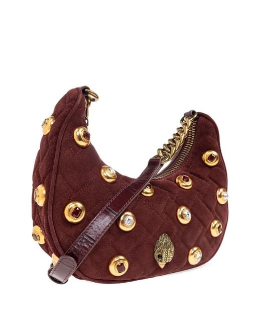Kurt Geiger Brown Small Kensington Tote Bag