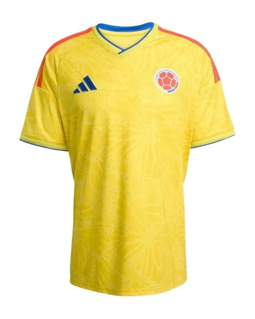 Adidas Yellow Colombia 26 Jersey T-shirt for men