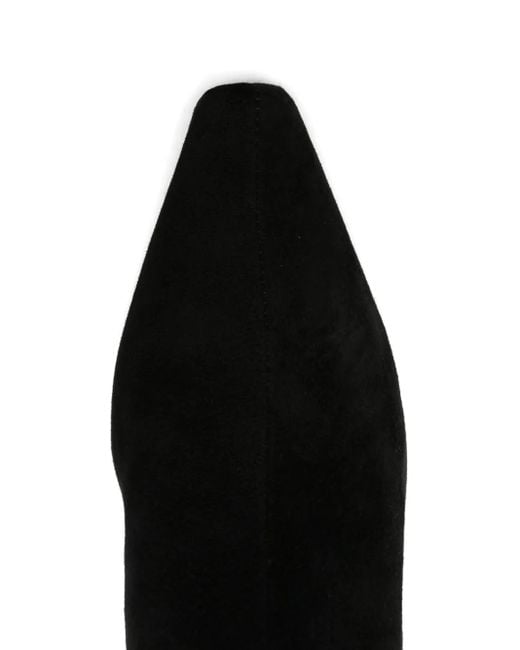 Totême Black Pointed-Toe Ankle Boots