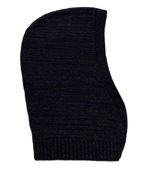 Missoni Blue Ribbed Hood