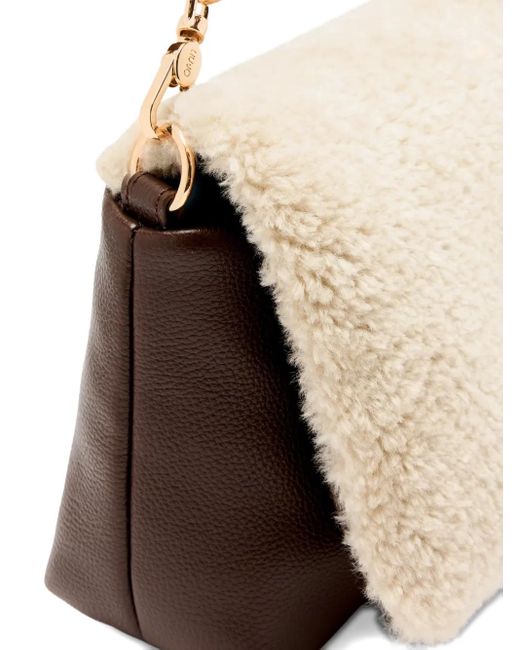 Liu Jo Natural Medium Lapuffy Teddy Crossbody Bag